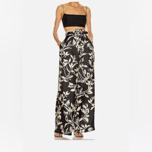 Zimmermann wide-leg printed silk-twill pants - Size 2 (size 8/44)